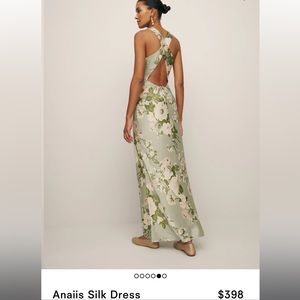 Reformation Anaiis Silk Dress